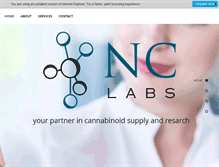 Tablet Screenshot of nclaboratories.com